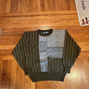 90s vintage‎ knit pattern sweater